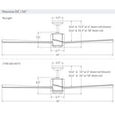 Modern Fan NOU-56-NL Nouveau DC 56" Fan No Light 42