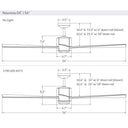 Modern Fan NOU-56-271 Nouveau DC 56" Fan w/ Light 43