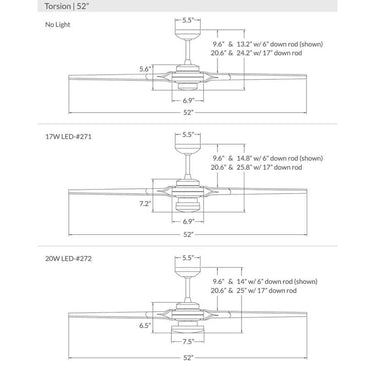 Modern Fan TOR-52-NL Torsion 52" Fan 33