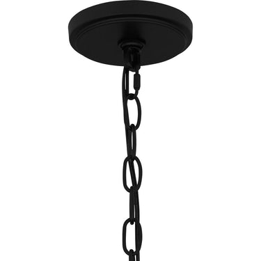 Myla 3 Light Pendant in Matte Black 7