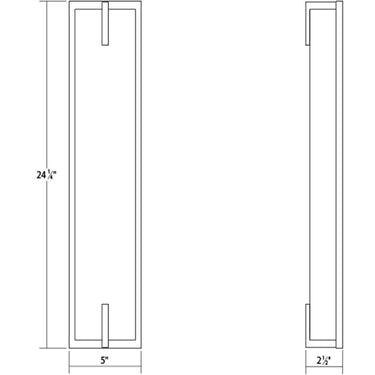 New Edge 24" LED Bath Bar 4