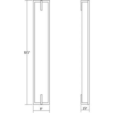 New Edge 32" LED Bath Bar 4