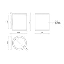 Nordic 6-in (5-in Dia.) Exterior Wall 4