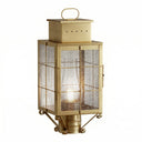 Norfield Post Lantern shown in the Antique Brass finish with a Seedy shade - 9420-H-AB-SDY-C