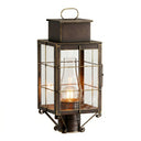 Norfield Post Lantern shown in the Bronze finish with a Clear shade - 9420-H-BZ-CL-C