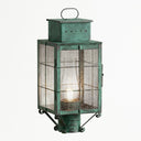 Norfield Post Lantern shown in the Verde Green finish with a Seedy shade - 9420-H-VG-SDY-C