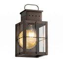Norfield Sconce shown in the Antique Brass finish with a Clear shade - 9431-H-AB-CL