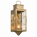 Norfield Sconce shown in the Antique Brass finish with a Clear shade - 9461-H-AB-CL-C