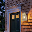 Norfield Sconce shown in the Antique Brass finish with a Seedy shade - 9421-H-AB-SDY 2