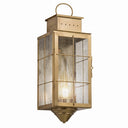 Norfield Sconce shown in the Antique Brass finish with a Seedy shade - 9461-H-AB-SDY-C