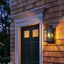 Norfield Sconce shown in the Bronze finish with a Clear shade - 9421-H-BZ-CL 2