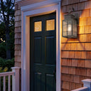 Norfield Sconce shown in the Bronze finish with a Clear shade - 9421P-H-BZ-CL 2