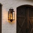 Norfield Sconce shown in the Bronze finish with a Clear shade - 9461-H-BZ-CL-C 2
