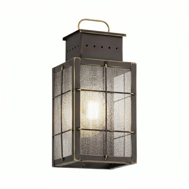 Norfield Sconce shown in the Bronze finish with a Seedy shade - 9421-H-BZ-SDY
