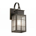 Norfield Sconce shown in the Bronze finish with a Seedy shade - 9421P-H-BZ-SDY 