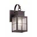 Norfield Sconce shown in the Bronze finish with a Seedy shade - 9431P-H-BZ-SDY