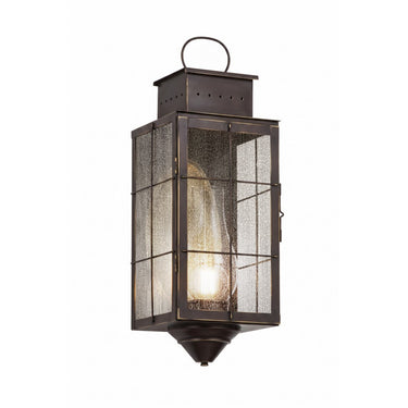 Norfield Sconce shown in the Bronze finish with a Seedy shade - 9461-H-BZ-SDY-C