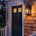 Norfield Sconce shown in the Dark Brass finish with a Seedy shade - 9421P-H-DB-SDY 2