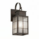 Norfield Sconce shown in the Dark Brass finish with a Seedy shade - 9421P-H-DB-SDY 
