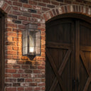 Norfield Sconce shown in the Dark Brass finish with a Seedy shade - 9461-H-DB-SDY-C 2