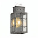 Norfield Sconce shown in the Gunmetal finish with a Clear shade - 9421-H-GM-CL