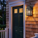 Norfield Sconce shown in the Gunmetal finish with a Clear shade - 9421P-H-GM-CL 2