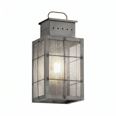 Norfield Sconce shown in the Gunmetal finish with a Seedy shade - 9421-H-GM-SDY