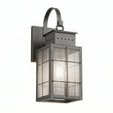 Norfield Sconce shown in the Gunmetal finish with a Seedy shade - 9421P-H-GM-SDY 
