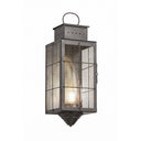 Norfield Sconce shown in the Gunmetal finish with a Seedy shade - 9461-H-GM-SDY-C