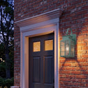 Norfield Sconce shown in the Verde Green finish with a Clear shade - 9421P-H-VG-CL 2
