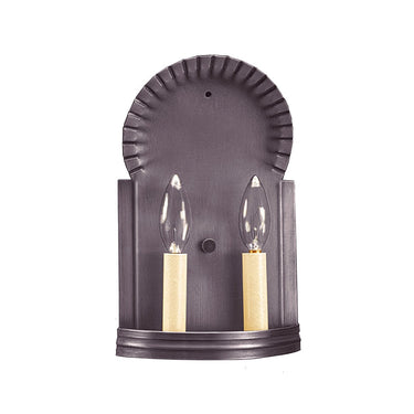 Northeast Lantern 109-LT2 Wall Sconce Crimp Top 2 Candelabra Sockets 4