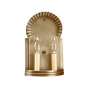 Northeast Lantern 109-LT2 Wall Sconce Crimp Top 2 Candelabra Sockets 1