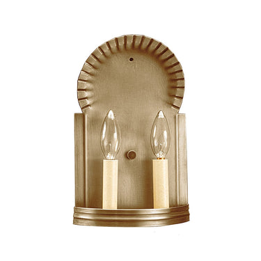 Northeast Lantern 109-LT2 Wall Sconce Crimp Top 2 Candelabra Sockets 1