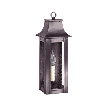 Northeast Lantern 11211-LT1 Coplin Small Square Pagoda Wall 1 Light Candelabra Socket 12
