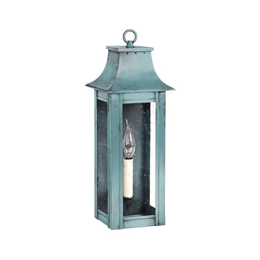 Northeast Lantern 11211-LT1 Coplin Small Square Pagoda Wall 1 Light Candelabra Socket 14