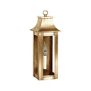 Northeast Lantern 11211-LT1 Coplin Small Square Pagoda Wall 1 Light Candelabra Socket 2