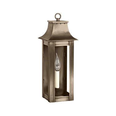 Northeast Lantern 11211-LT1 Coplin Small Square Pagoda Wall 1 Light Candelabra Socket 7