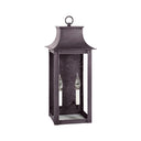 Northeast Lantern 11231-LT2 Coplin Large Square Pagoda Wall 2 Light Candelabra Sockets 11