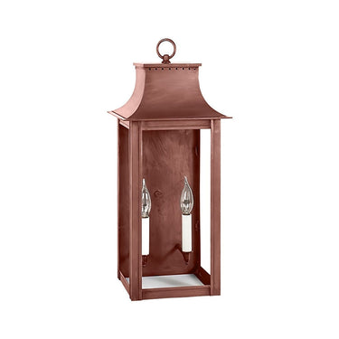 Northeast Lantern 11231-LT2 Coplin Large Square Pagoda Wall 2 Light Candelabra Sockets 4