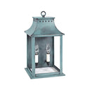 Northeast Lantern 11311-LT2 Rockland Small Square Pagoda Wall 2 Light Candelabra Sockets 13