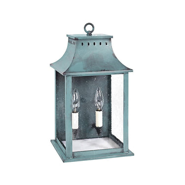 Northeast Lantern 11311-LT2 Rockland Small Square Pagoda Wall 2 Light Candelabra Sockets 15