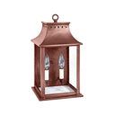 Northeast Lantern 11311-LT2 Rockland Small Square Pagoda Wall 2 Light Candelabra Sockets 6