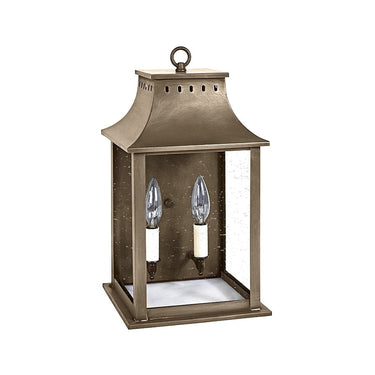 Northeast Lantern 11311-LT2 Rockland Small Square Pagoda Wall 2 Light Candelabra Sockets 8