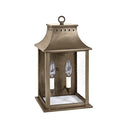 Northeast Lantern 11311-LT2 Rockland Small Square Pagoda Wall 2 Light Candelabra Sockets 9