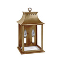 Northeast Lantern 11311-LT2 Rockland Small Square Pagoda Wall 2 Light Candelabra Sockets 1