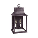 Northeast Lantern 11321-LT2 Rockland Medium Square Pagoda Wall 2 Light Candelabra Sockets 11