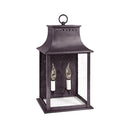 Northeast Lantern 11321-LT2 Rockland Medium Square Pagoda Wall 2 Light Candelabra Sockets 12