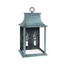 Northeast Lantern 11321-LT2 Rockland Medium Square Pagoda Wall 2 Light Candelabra Sockets 14