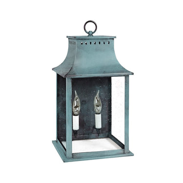 Northeast Lantern 11321-LT2 Rockland Medium Square Pagoda Wall 2 Light Candelabra Sockets 14