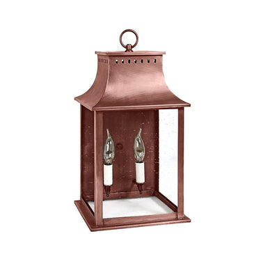 Northeast Lantern 11321-LT2 Rockland Medium Square Pagoda Wall 2 Light Candelabra Sockets 5
